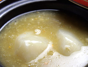 聖護院かぶらの上海蟹あんかけ