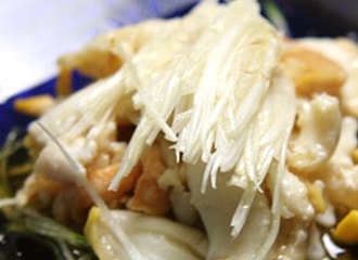 つぶ貝の湯引き